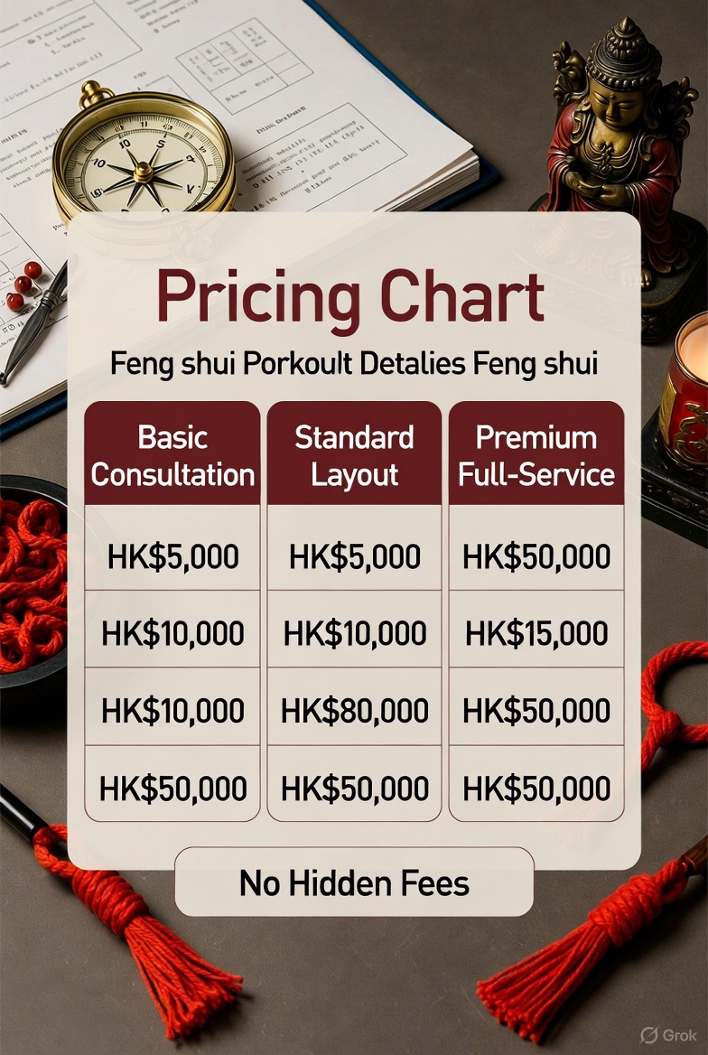 新屋風水服務收費｜基礎$5,000標準$10,000尊貴$25,000起透明報價