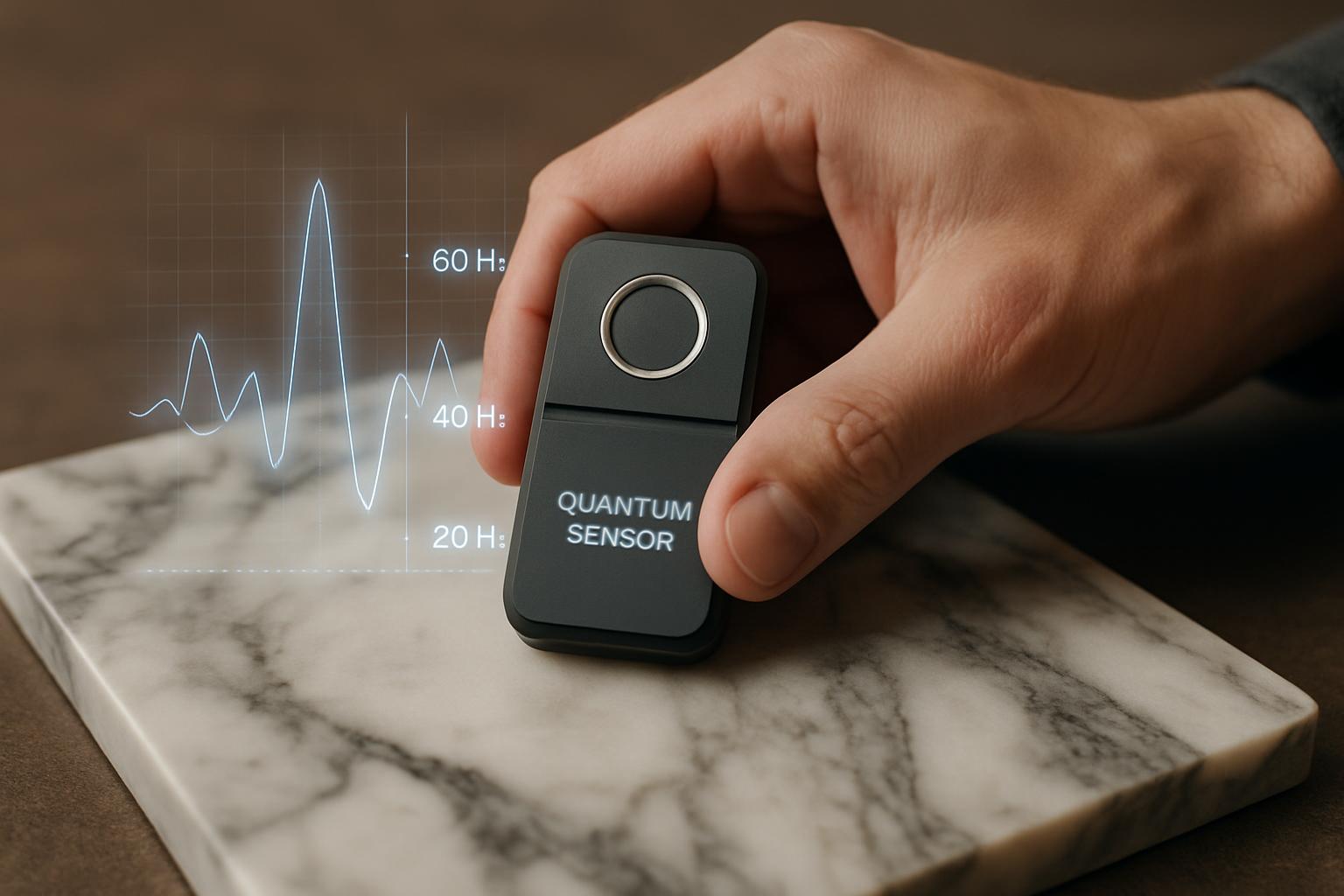 量子感測器分析材料能量頻率