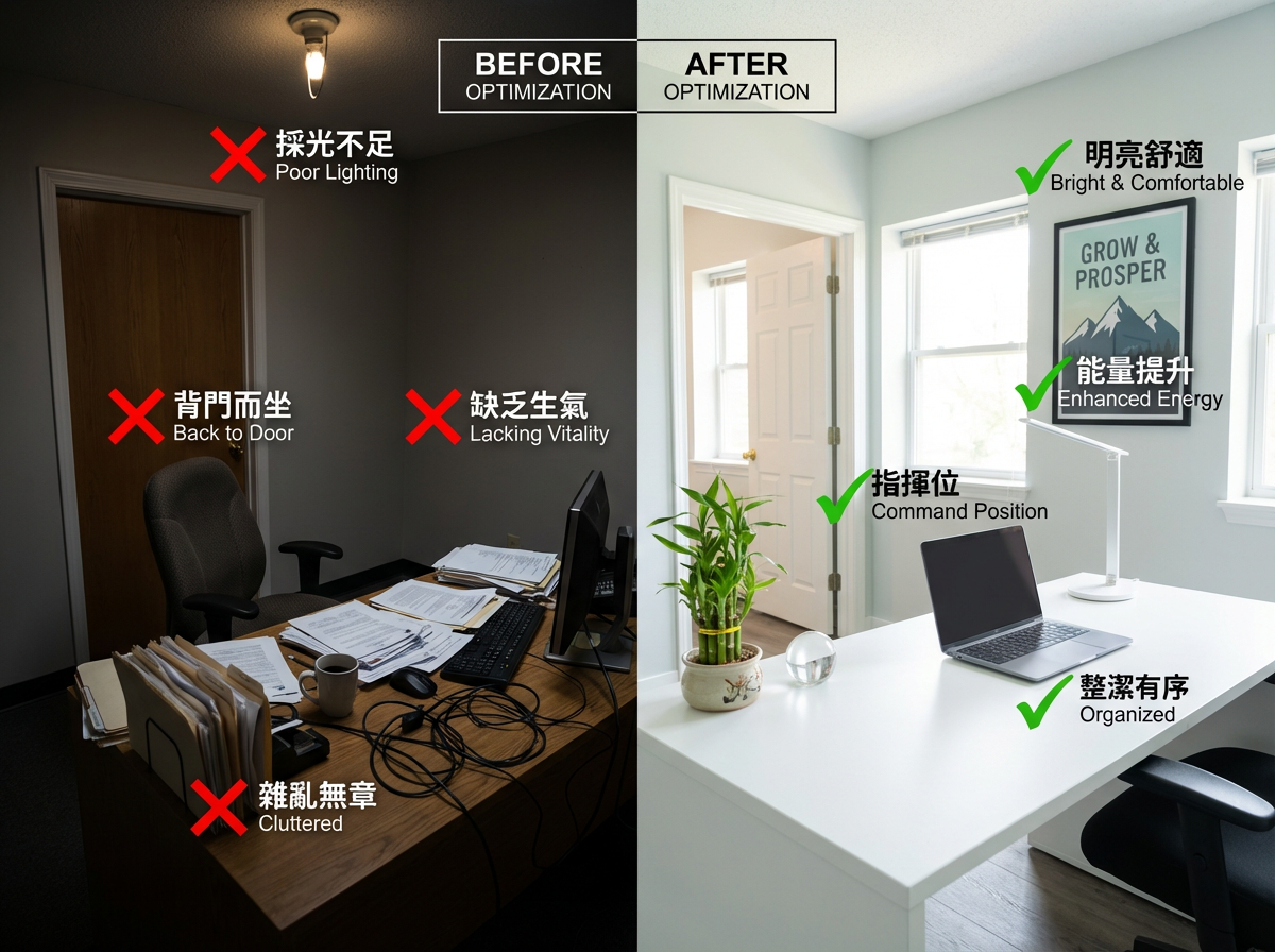 辦公室工作空間改善前後對比 - 生產力與事業運的顯著提升