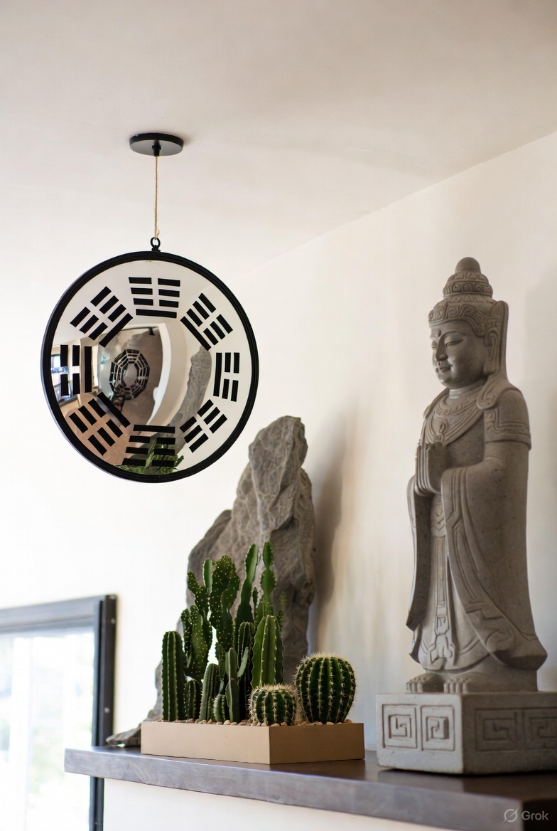 尖角煞風水化解｜掛八卦凸鏡放石敢當仙人掌最有效